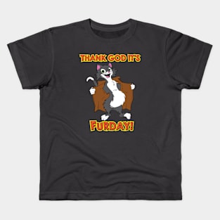 Thank God It's Furday - Cat Kids T-Shirt